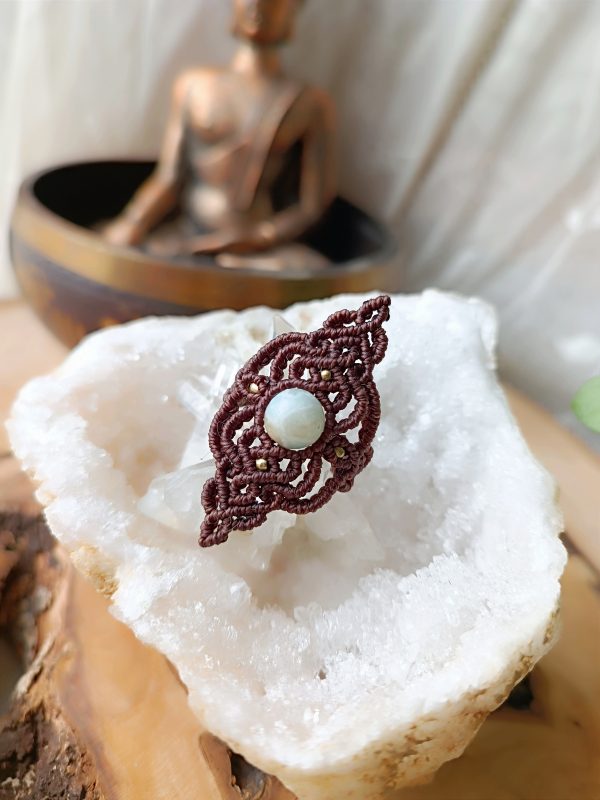 Bague perle d'amazonite – Image 2