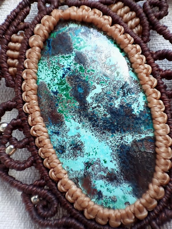 Collier azurite et cauris – Image 6