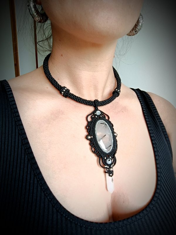 Collier quartz tourmaline – Image 7