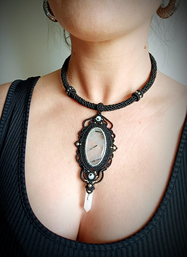 Collier quartz tourmaline – Image 9