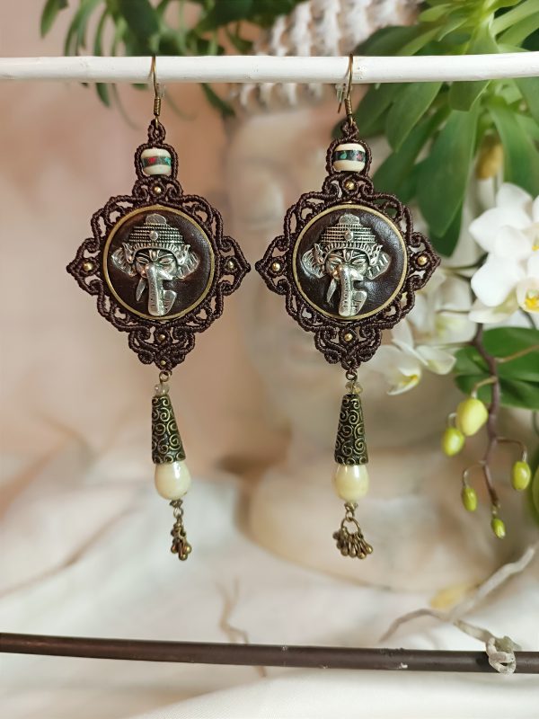 Boucles d'oreilles Ganesh