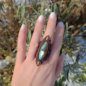 Bague labradorite