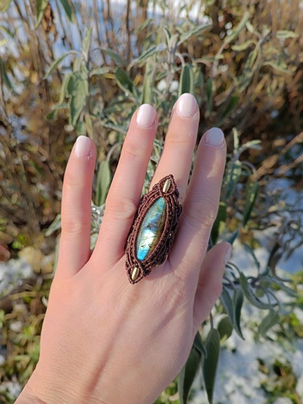 Bague labradorite