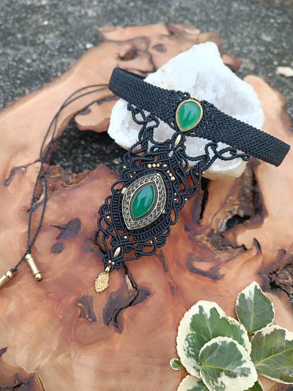 Collier boîte secrète onyx verte – Image 5