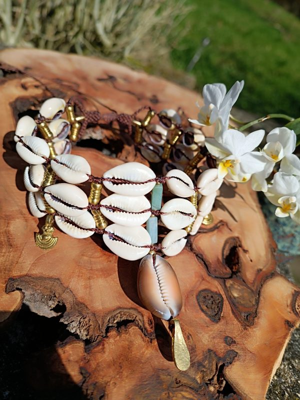 Collier ras de coup cauris – Image 8