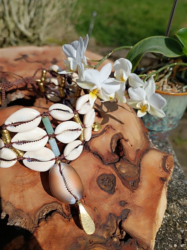 Collier ras de coup cauris – Image 7