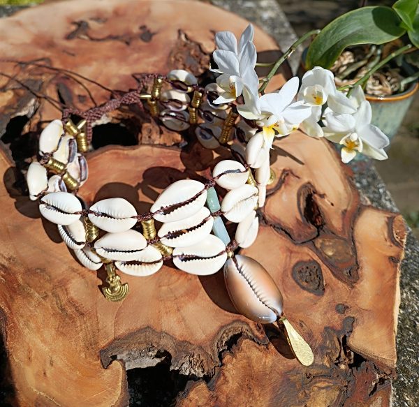 Collier ras de coup cauris – Image 4