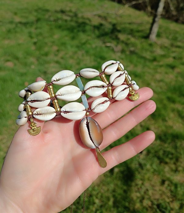 Collier ras de coup cauris – Image 3