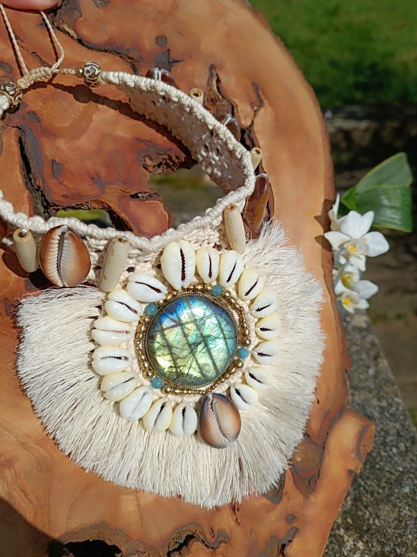 Collier ras de coup labradorite – Image 9
