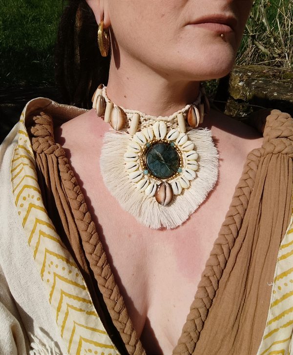 Collier ras de coup labradorite – Image 4
