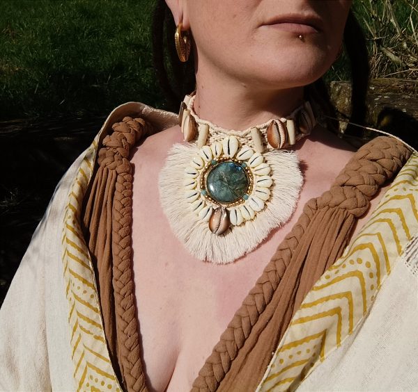 Collier ras de coup labradorite – Image 3