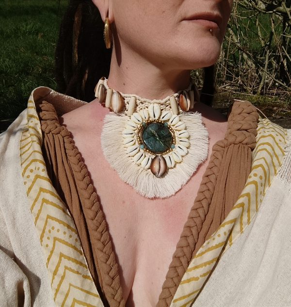 Collier ras de coup labradorite – Image 2