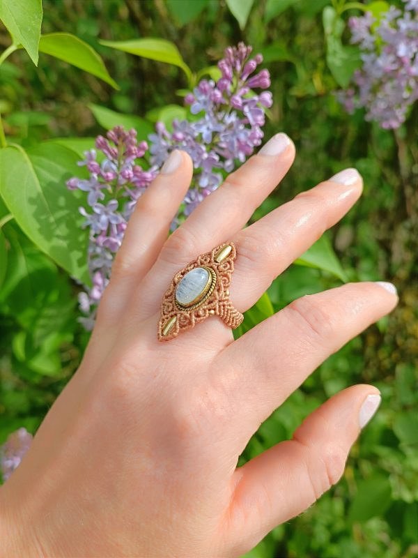 Bague pierre de lune – Image 2