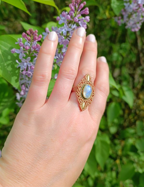 Bague pierre de lune – Image 3
