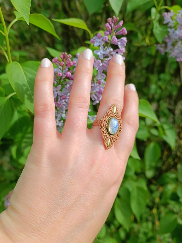 Bague pierre de lune – Image 4