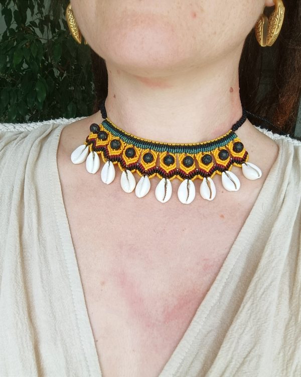 Collier pierre de lave – Image 3
