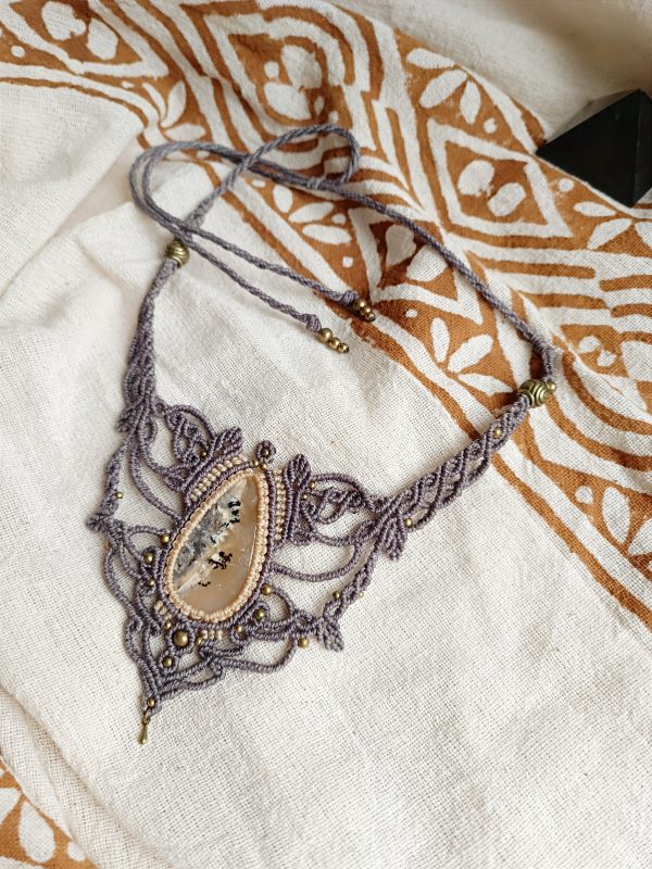 Collier Agate dendritique – Image 2