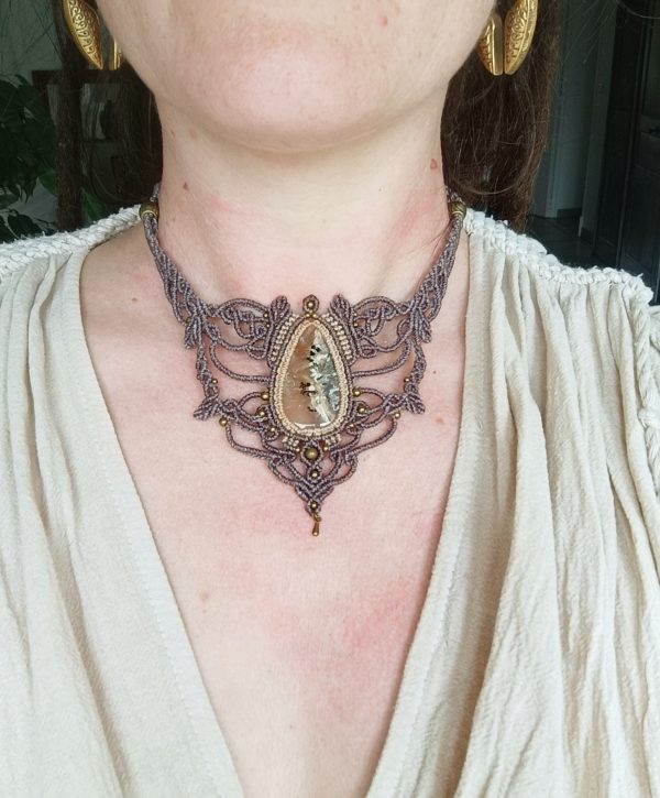 Collier Agate dendritique – Image 5