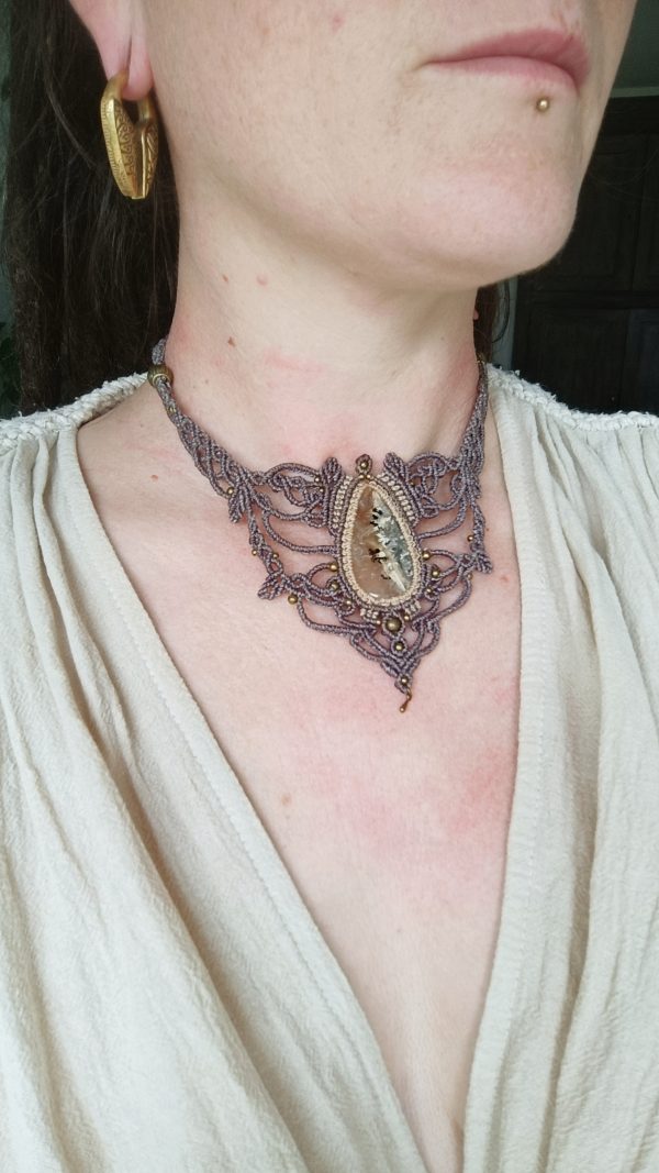 Collier Agate dendritique – Image 6
